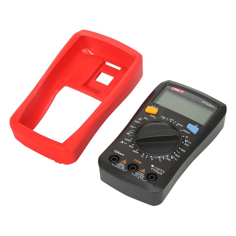 Multimetru digital UT33C+ cu măsurare temperatură, curent 10 A, afișaj 1999 - Uni-T MIE0327