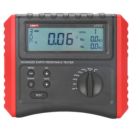 Tester rezistență împământare UT572, măsurare 4 Ohm-40 kOhm Uni-T MIE0351