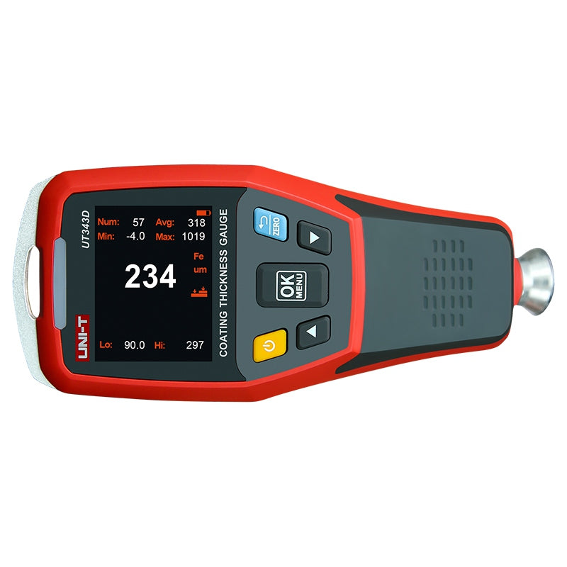 Tester măsurare grosime vopsea UT343D, interval 0 ~ 1250 um, memorie 500 măsurători Uni-T MIE0375