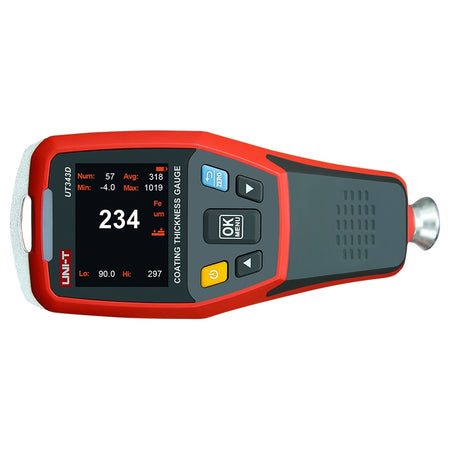 Tester măsurare grosime vopsea UT343D, interval 0 ~ 1250 um, memorie 500 măsurători Uni-T MIE0375