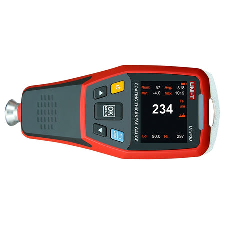 Tester măsurare grosime vopsea UT343D, interval 0 ~ 1250 um, memorie 500 măsurători Uni-T MIE0375