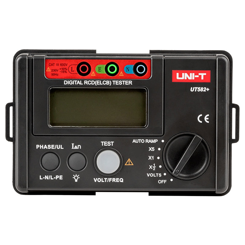 Tester RCD UT582+ 30-600 V pentru testare întrerupătoare reziduale Uni-T MIE0376