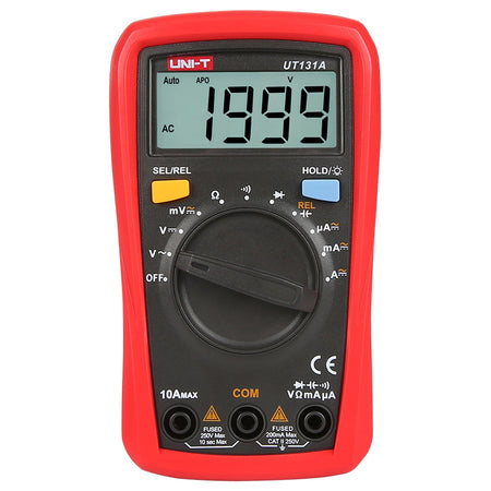 Multimetru digital UT131A cu citire 2000 și ecran LCD iluminat 134 × 77 × 47 mm Uni-T MIE0379