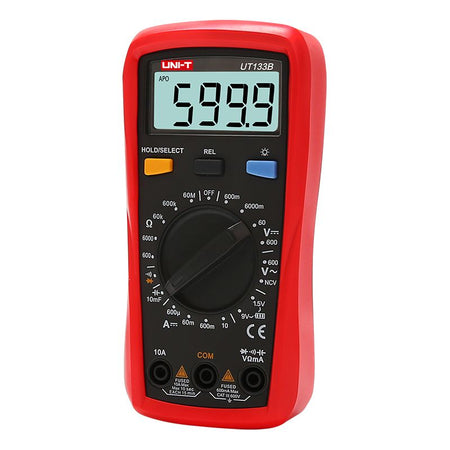 Multimetru digital UT133B, măsurare V/A/Ω, NCV, afișaj LCD, 155 × 76,5 × 49 mm - Uni-T MIE0383