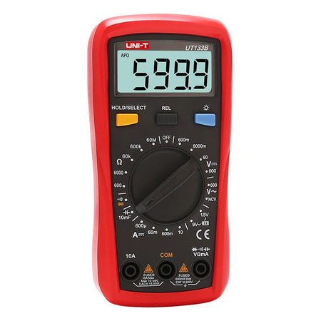 Multimetru digital UT133B, măsurare V/A/Ω, NCV, afișaj LCD, 155 × 76,5 × 49 mm - Uni-T MIE0383