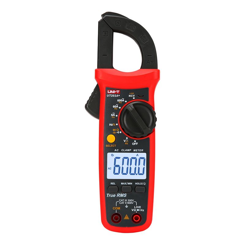 Clampmetru UT202A+ 600 A True RMS, 600 V, fălci 28 mm - Uni-T MIE0426