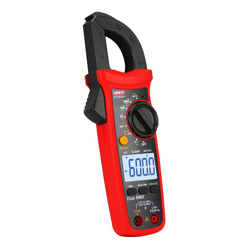 Clampmetru UT202A+ 600 A True RMS, 600 V, fălci 28 mm - Uni-T MIE0426