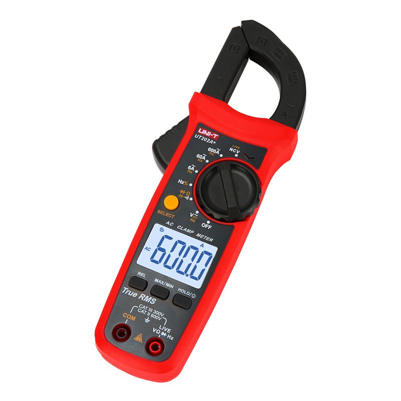 Clampmetru UT202A+ 600 A True RMS, 600 V, fălci 28 mm - Uni-T MIE0426