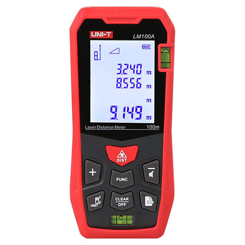 Telemetru digital LM100A, rază 100 m, precizie ±(2 mm+5×10^(-5) D) Uni-T MIE0448