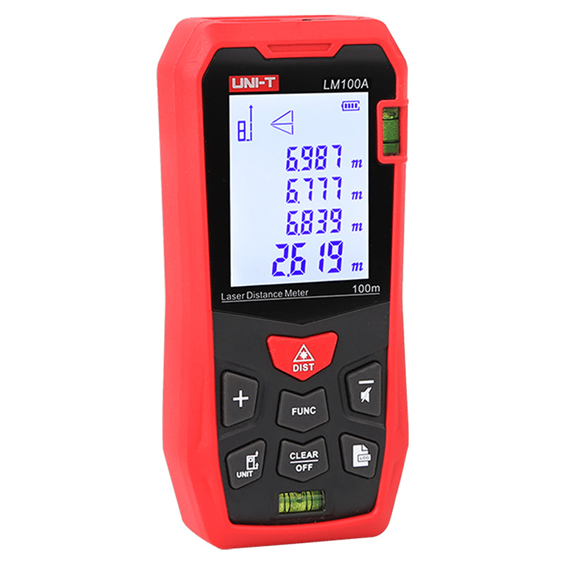 Telemetru digital LM100A, rază 100 m, precizie ±(2 mm+5×10^(-5) D) Uni-T MIE0448