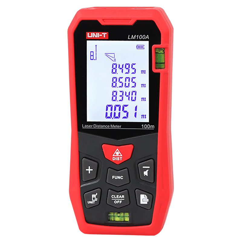 Telemetru digital LM100A, rază 100 m, precizie ±(2 mm+5×10^(-5) D) Uni-T MIE0448