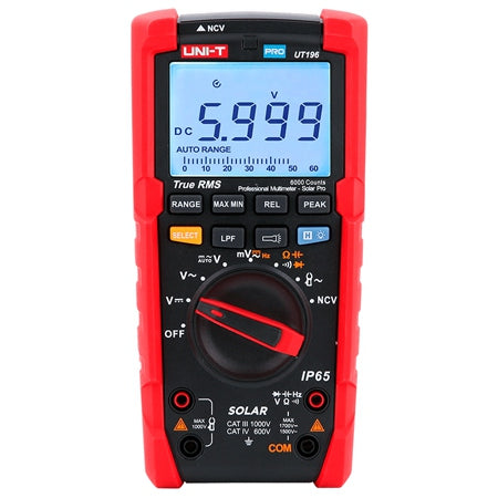 Multimetru digital UT196 True RMS, măsurare până la 1700 V DC, 6000 citiri - Uni-T MIE0468