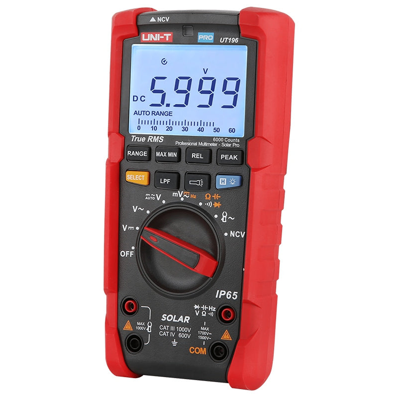 Multimetru digital UT196 True RMS, măsurare până la 1700 V DC, 6000 citiri - Uni-T MIE0468