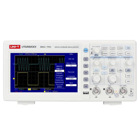 Osciloscop UTD2052CEX+ 50 MHz, 2 canale, 1 GS/s - Uni-T MIE0479