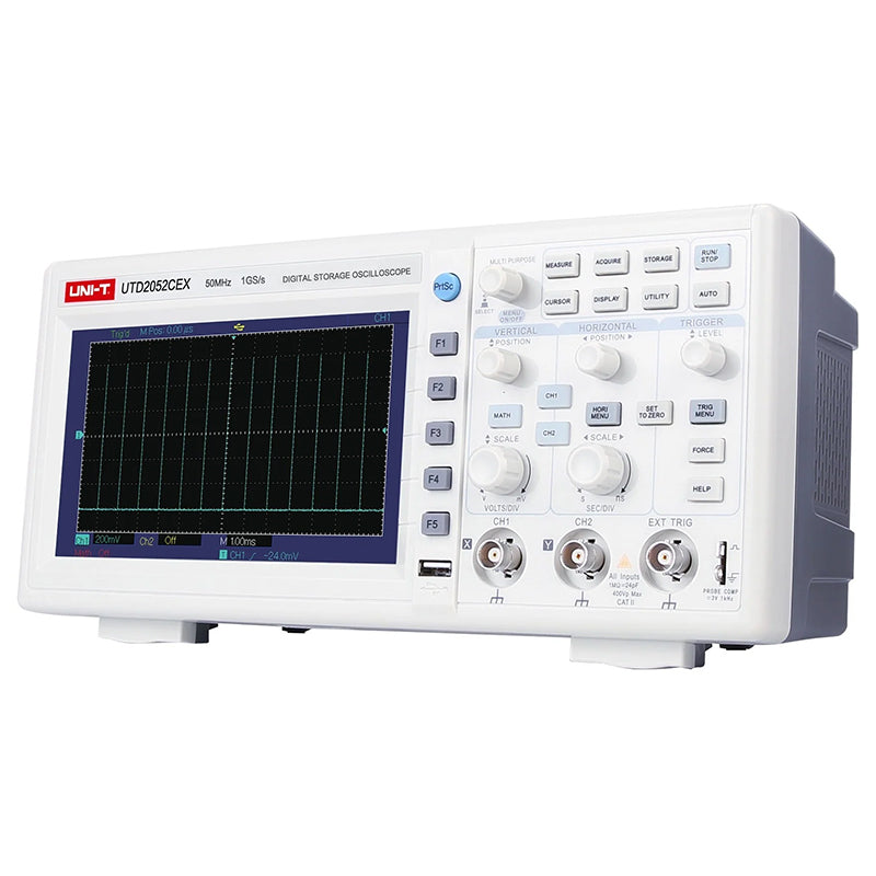 Osciloscop UTD2052CEX+ 50 MHz, 2 canale, 1 GS/s - Uni-T MIE0479