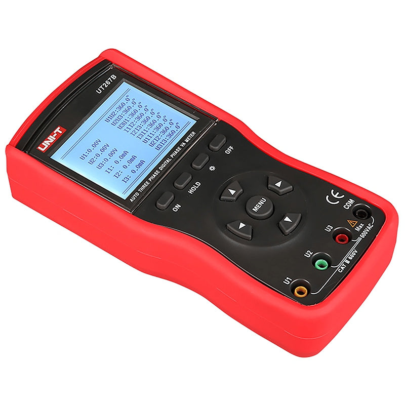 Multimetru digital trifazat UT267B cu măsurare 0 V-600 V AC și putere până la 12 kW Uni-T MIE0492