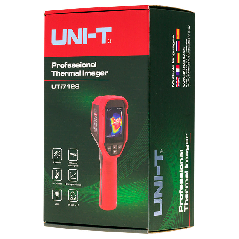 Cameră termoviziune UTI712S cu interval -20°C ~ 400°C și senzor 120 × 90 px Uni-T MIE0497