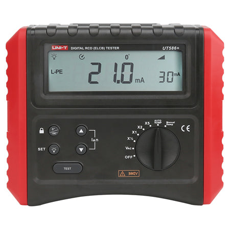 Tester RCD UT586+ multimetru digital 10 mA-1000 mA Uni-T MIE0508