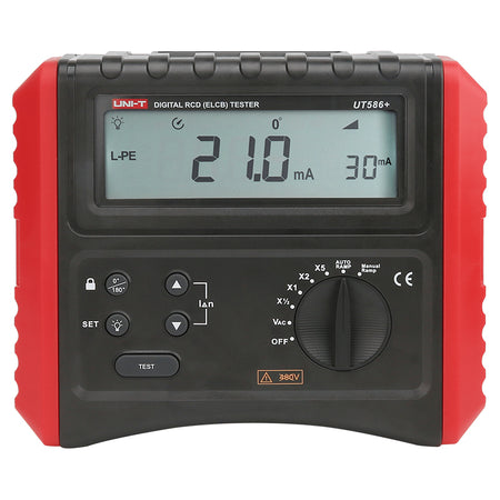 Tester RCD UT586+ multimetru digital 10 mA-1000 mA Uni-T MIE0508