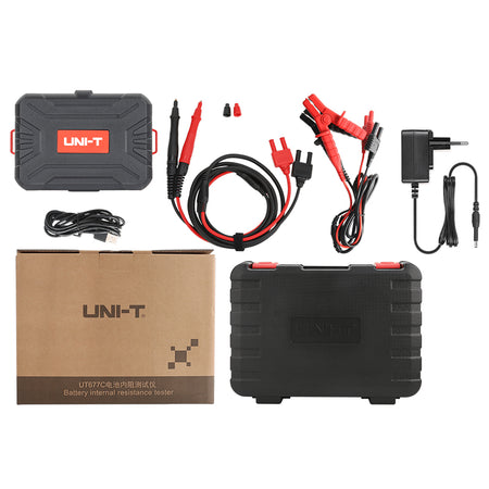 Tester rezistență baterie UT677C cu afișaj 3,5'' și stocare 5.000 intrări Uni-T MIE0510