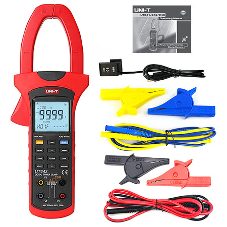 Multimetru digital cu clemă UT243 True RMS 1000 A, clemă 50 mm - Uni-T MIE0533