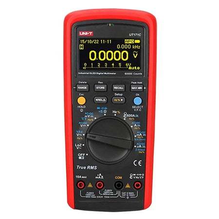 Multimetru digital UT171C OLED TRMS, 60000 afișaj, 10 A, CAT III 1000V Uni-T MIEUT171C