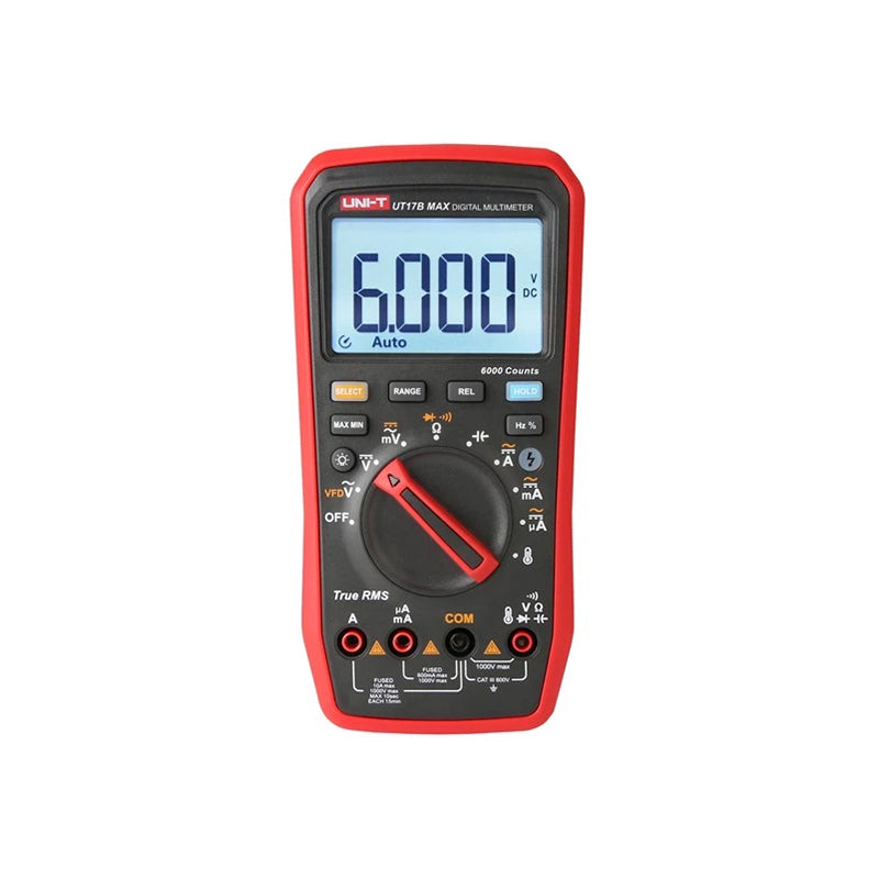 Multimetru digital UT17B MAX True RMS, display 6000, CAT III 600 V - Uni-T MIEUT17B