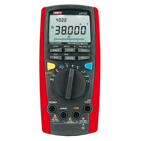Multimetru digital UT71C cu True RMS și măsurare temperatură -40 °C ~ 1000 °C, Uni-T MIEUT71C