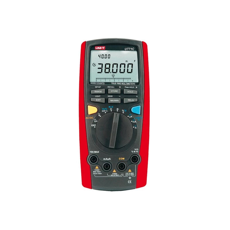 Multimetru digital UT71C cu True RMS și măsurare temperatură -40 °C ~ 1000 °C, Uni-T MIEUT71C