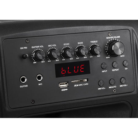 Sistem audio portabil de 12 inch și 20 W cu Bluetooth și microfon wireless Azusa MIK0135EU