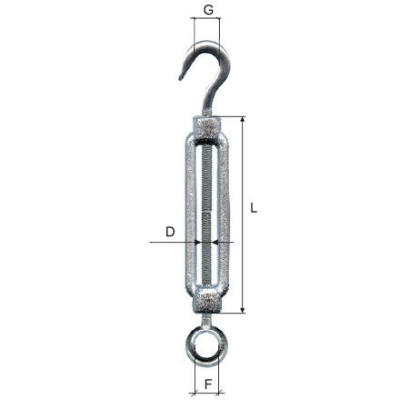 Întinzător inel - inel 10 mm / 14/14 mm × 130 mm MK MK-SRZU10