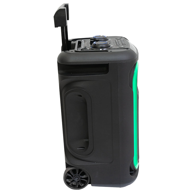 Boxă portabilă cu efecte LED 12"/30 cm, TWS, microfon - Ibiza Sound MOBILE800