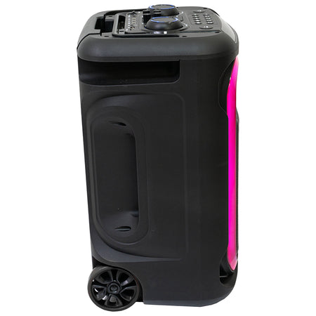 Boxă portabilă cu efecte LED 12"/30 cm, TWS, microfon - Ibiza Sound MOBILE800