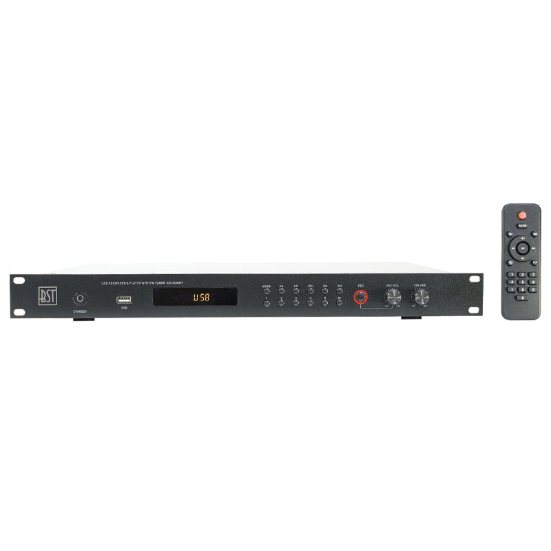 Recorder USB cu Bluetooth/FM, telecomandă, EQ, BST MPR350