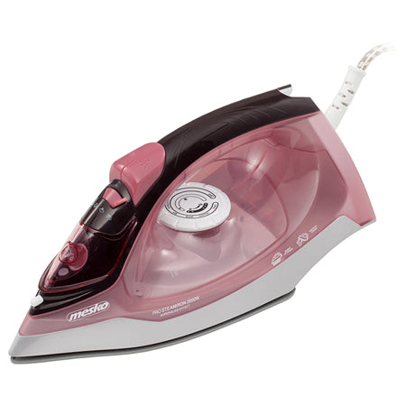 Fier de călcat ceramic 2600 W, abur, anti-picurare, termostat Mesko MS5028