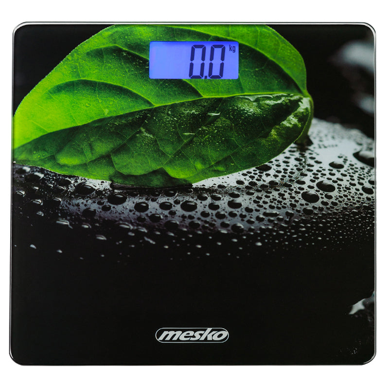 Cântar de persoane cu afișaj LCD și sticlă securizată până la 150 kg Mesko MS8149