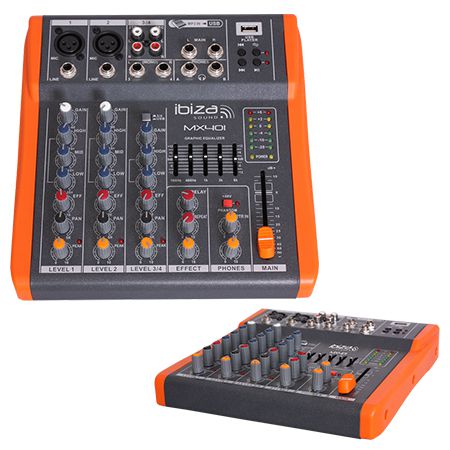 Mixer 4 Canale Cu Egalizator, Efecte Si Usb
