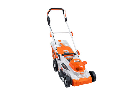 Masina de tuns gazon pe acumulator RURIS RXI3744E Power Alfa Up {contine 2 acumulatori+incarcator dublu}