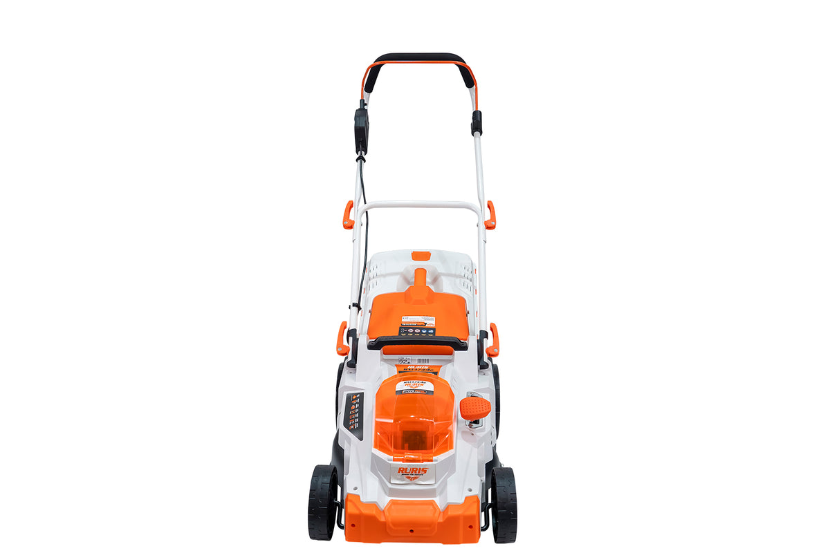 Masina de tuns gazon pe acumulator RURIS RXI3744E Power Alfa Up {contine 2 acumulatori+incarcator dublu}