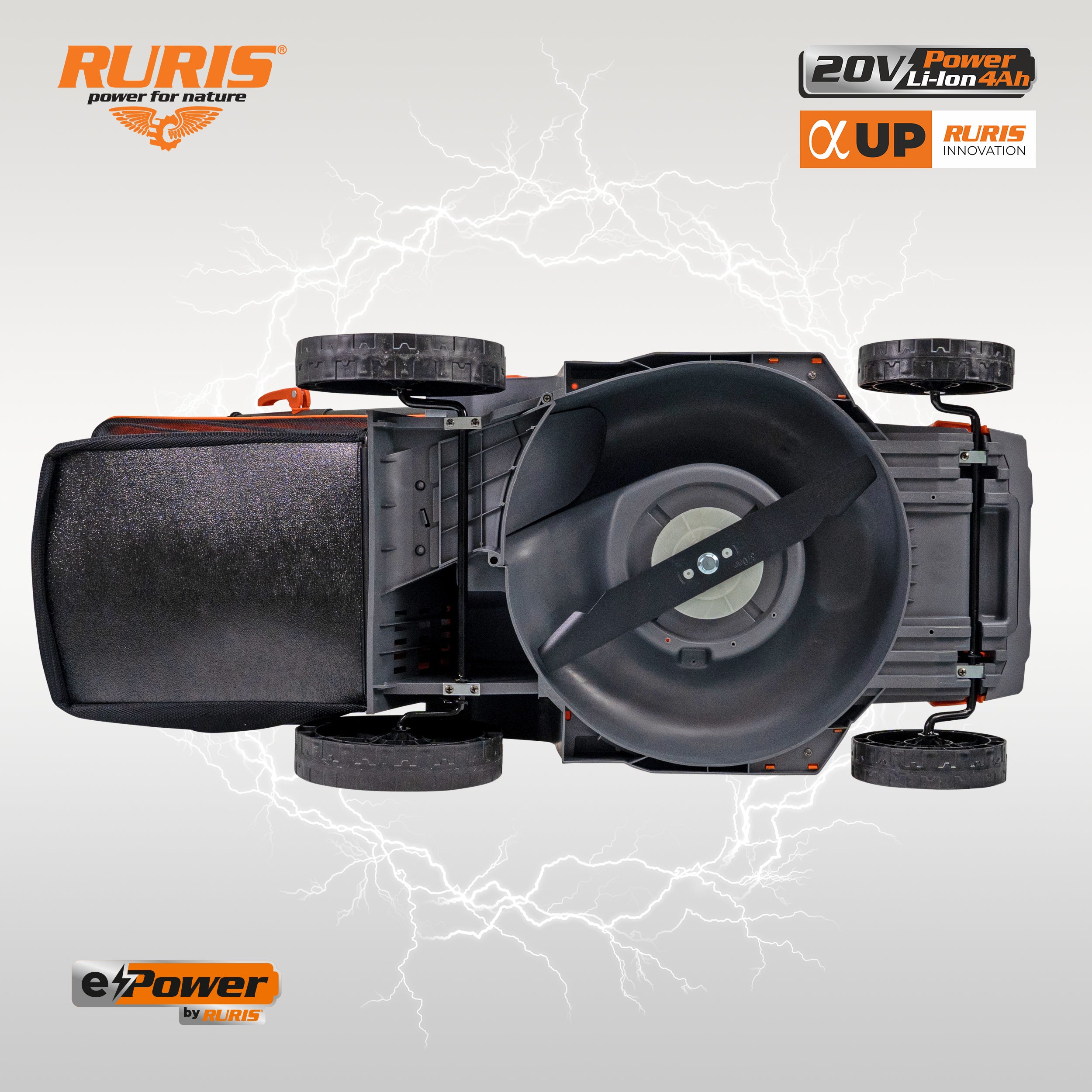 Masina De Tuns Gazon Pe Acumulator Dac 3744e, Acumulator+incarcator
