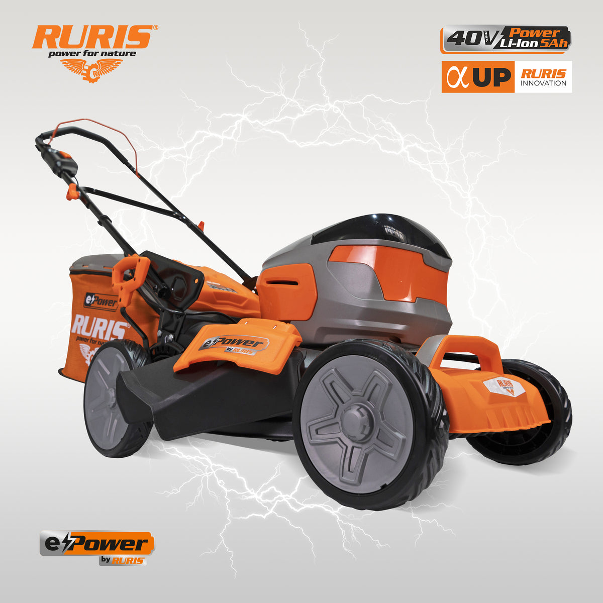 Masina De Tuns Gazon Pe Acumulator Ruris Rxi4645e, Acumulator+incarcat