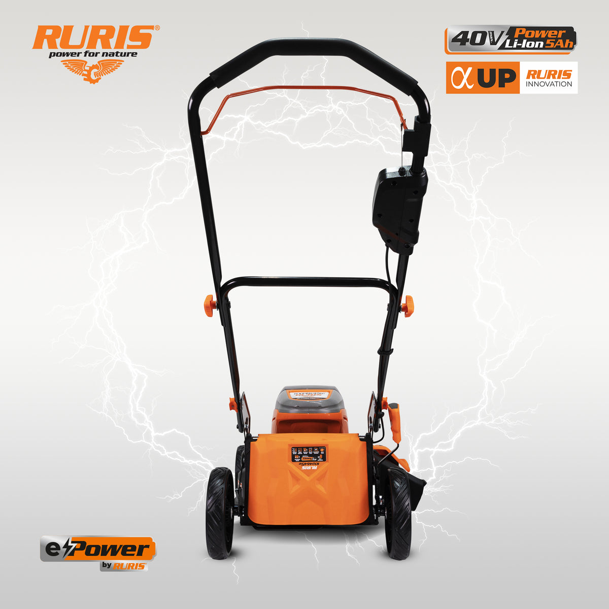 Masina De Tuns Gazon Pe Acumulator Ruris Rxi4645e, Acumulator+incarcat