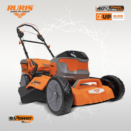 Masina De Tuns Gazon Pe Acumulator Ruris Rxri4645ae, Acumulator+incarc