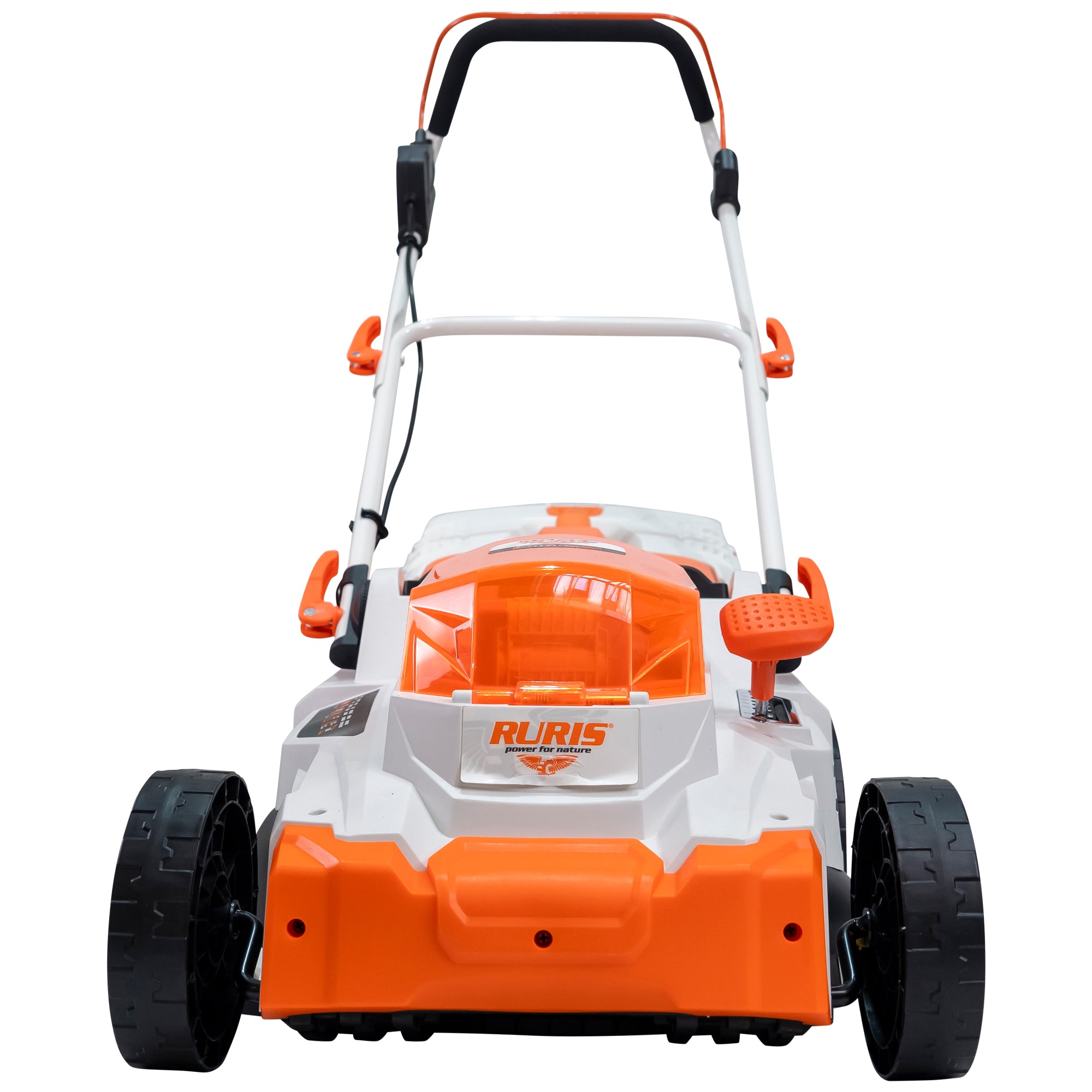 Masina de tuns gazon pe acumulator RURIS RXI3744E Power Alfa Up {contine 2 acumulatori+incarcator dublu}