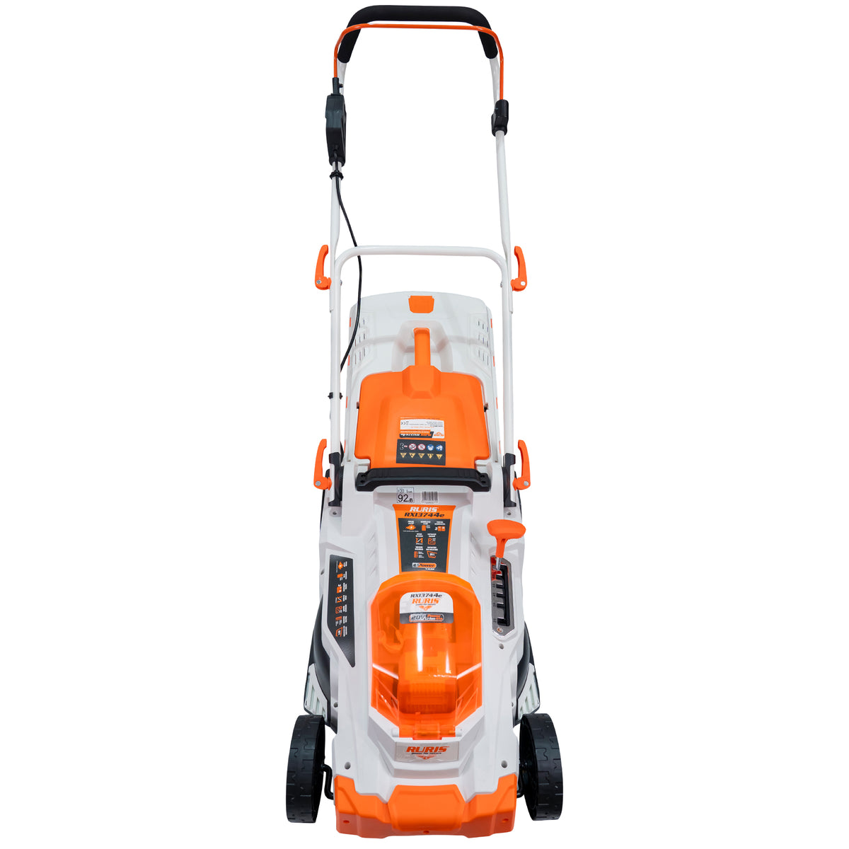 Masina de tuns gazon pe acumulator RURIS RXI3744E Power Alfa Up {contine 2 acumulatori+incarcator dublu}