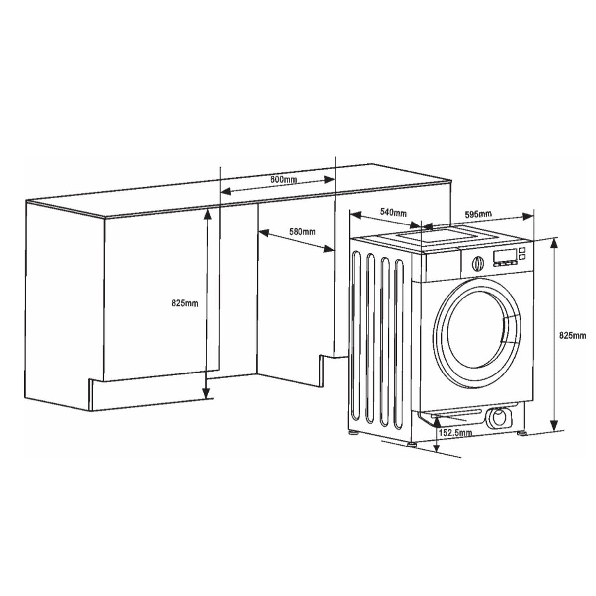 Masina De Spalat Rufe Cu Uscator Samus, 8 Kg, Uscare 6 Kg, Cls E