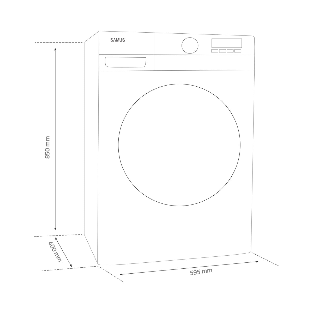 Masina Spalat Rufe Samus Wsl-7124