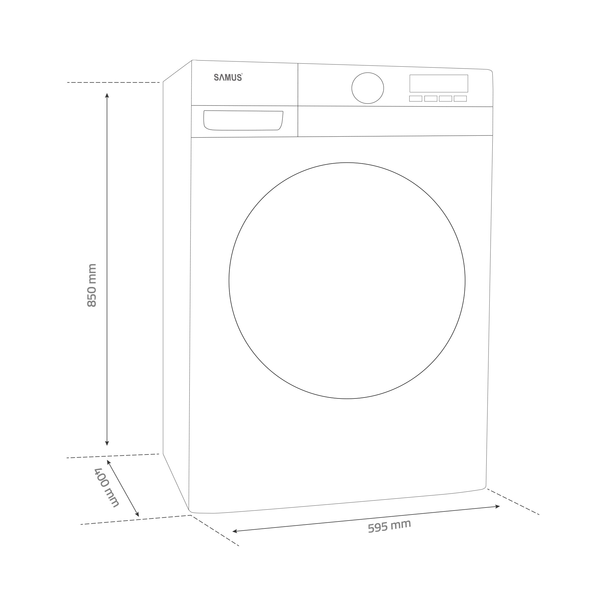 Masina Spalat Rufe Samus Wsl-7124