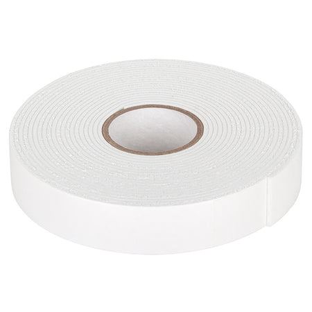 Bandă dublu adezivă din spumă EVA albă de 5 m × 20 mm cu grosime de 1,5 mm Rebel NAR0037