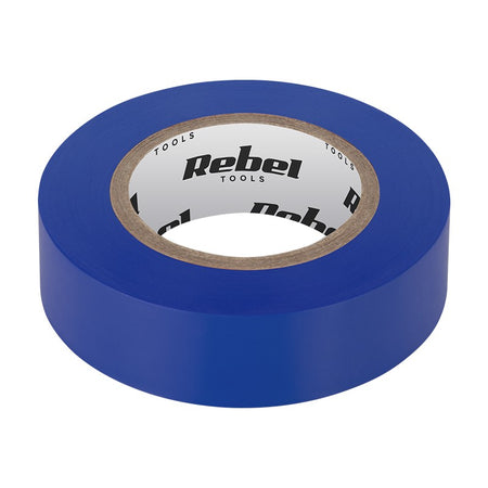 Bandă izolatoare albastră 0,13 mm × 19 mm × 9,14 m Rebel NAR0431